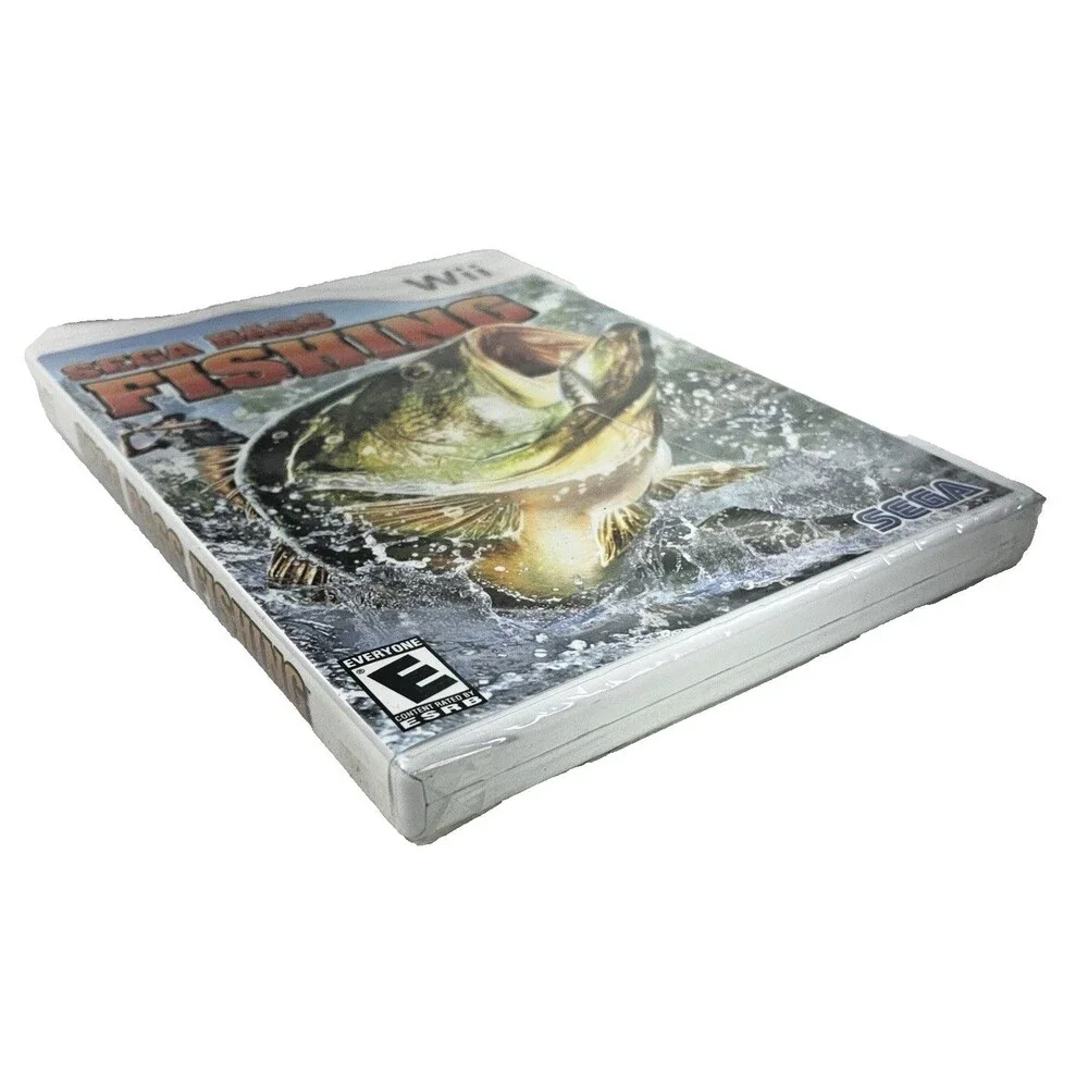 Sega Bass Fishing Nintendo Vintage 2006 Wii New Factory Sealed